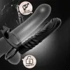 10 Fréquence Double Pénétration Anal Plug anal Dildo Butt Plug Vibrateur Pour Homme Sangle sur Penis Vagina Plug Jouets Sexe Adulte pour CouplesFactive Dire Dire