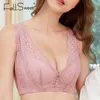 Fallsweet Wire Free Bh Lace Bralette Sexig underkläder Kvinnor Väst Underkläder Push Up Brassiere 210623