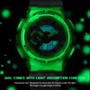 Large Watch Gshock Luminous Transparent Watches Digital Sports Student Multi-function Electronic Wristwatches Zegarek Damski