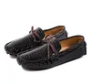 Män Casual Shoes Suede Leather Solid Driving Moccasins Gommino Slip On Loafers Sko Man Stor Storlek