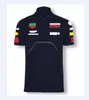 2021 F1 Formula One Team Uniform Car Séchage rapide et respirant Combinaison de course F1 T-shirt à manches courtes POLO Chemise revers voiture ov282u