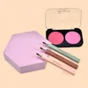 Make-upborstels 4-kleuren creatieve lipborstel draagbare intrekbare met automatische afdichting en dekking Mooie cosmetische tool