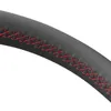 Couverture de volant de marqueur rouge en cuir noir pour Bmw Série 3 E36 E46 19952000 Série 5 E39 19951999 Série 8 E31 19951997 J220808