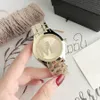 패션 브랜드 손목 시계 남자 여자 여자 스타일 금속 스틸 밴드 쿼츠 시계