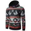 Christmas Hoodie Mens pull Jacket Xmas Print Sweatshirt Warm Thick Oversized Hoodies Couple Streetwear Casual Pullover Coats 210524