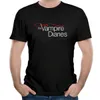 Garçons Tee Men039s série dramatique Stefan le Vampire Diaries haut t-shirts manches courtes col rond cotonenfants039s vêtementschil7280811