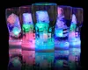 Color Mini Romantic Noise Maker Noccino Cube LED Artificial IceCube Flashlight Light in Water Champagne Wedding Christmas Party Decoration