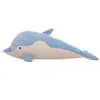 35cm Dolphin-shaped Plush Dolls Toys Cute Pillow Cushion Kawaii Stuffed Doll Toy For Children Birthday Christmas Gift 116 H1