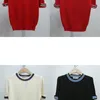 Été Color-Bloqué Coréen Tops tricotés T-shirts Femmes Bowtie Manches O-Cou Casual Mode T-shirts T-shirts Femmes Vêtements 210515