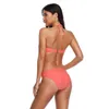 Deux Pièces Mode Femmes Bikini Solide Push-Up Pad Maillot De Bain Femme Sexy Maillots De Bain Maillot De Bain Beachwear Ensemble Femmes