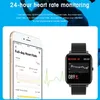 Dam Smart Watch IP67 Vattentät Fitness Sport Klockor P22 Pulsmätare Ring/Meddelande Påminnelse Klocka Timmar Bluetooth Smartwatch För Android iOS