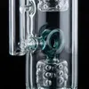 17 polegadas BONG BONG GROSS VIDRO DECKAHS TUBO RETO DONUT PERC Tubos de água N Buracos Percolater petróleo 14mm articulação com tigela