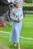 dress Kate Middleton Autumn Europe and America Quality Module Net Fios Dot Party Blue Occasion Women