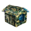 Waterproof Outdoor Pet House Thickened Cat Nest Tent Cabin Pet Bed Tent Cat Kennel Portable Travel Nest Pet Wholesale 210722