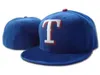 Topp Rangers t Letter Baseball Caps Swag Hip Hop Cap för män Casquette Bone Aba Reta Gorras Bones Women Fited Hats333f