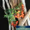 装飾的な花の花輪の人工的な果実の枝のクリスマスの家の装飾フルーツの枝装飾アクセサリー偽物1