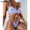 Butterfly Bikini 2021 Женщины Купальник Купальник Купальники Сексуальные Мини-стринги Бикинис Наборы Купальники Женская Бикини Бич-Одежда X0522