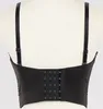 Perle sexy Bustier con perline Corsetto Crop Top Camis Clubwear Party Cage Canotte push up Reggiseno con spalline staccabili Bianco Nero XS S M L