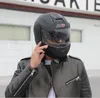 Kaski motocyklowe 2021 Arrival Mężczyźni Profesjonalne Wyścigi Flip Up Helmet ABS Materiał Modułowy Dual Obiektyw Dot Certification