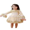 スペイン風スタイルの女の子プリンセスドレスレースフラワーガール赤ちゃんパフォーマンス誕生日夕方AD004 210610