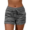 Sommer Schnell trocknende Sportshorts Frauen Jogging Fitness Kordelzug mit Tasche Casual Plus Size Mini Sweatshorts 210608