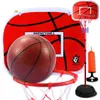 72-150cm Basketställ Höjd Justerbar Barn Boll Hoop Toy Set Boy Training Practice Outdoor Frame Stand Justera Sport Aktivitet Game Mini Inomhus Barnspel Yard