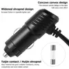 3in1 Socket Cigarette Lighter Splitter 120W 12V 24V Car Dual USB LED Fast Charger Adapter