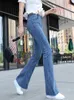 Jeans feminino jeans jeans jeans altas cintura mãe texugo jean jean jeans feminino calça calças indefinidas Traf Grunge