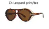 Óculos de sol 2021 Moda Cool Neughman Navigator Style steampunk Men Women Punk Side Shield Brand Design Sun Glasses FT1101 283A