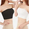 Dantel Tüp Top Intimates Straplez Sutyen Push Up Küçük Tam Kupası Bayan Bayanlar Spor Nefes Bandeau Boob Boyutu Ücretsiz Katı Beyaz 4 adet Tops