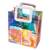 Storage Bags Fluorescent Handbag Cosmetics Organizer Manager Makeup Toiletry Travel Articles Beach Bag Shopper Party Gift Pack Pouch