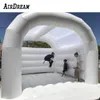 5x4.5m Wedding's Moonwalk artı Beden Şişme Beyaz Düğün Atlama Bouncer House Klasik Bounce Jumper Kalesi Çadır Satılık