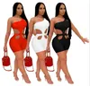 Partihandel ärmlösa onesies Jumpsuits Rompers Overaller One Piece Shorts Sexig Skinny Playsuit Slim Fashion Solid Paneled Jumpsuit Kvinnor Kläder KLW6552