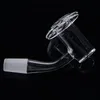 Blender Quartz Banger OD 20mm Seamless Fully Weld Beveled Edge Smoking Pipes 10 14mm Male Joint 45 90 Degree Quartz Banger Nails Tobacco Tools BSQB01