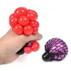 6 cm bunte Mesh Squishy Grape Anti-Stress-Bälle Squeeze Toys Dekompression Angst Entlüften Geschenk für Kinder FA20