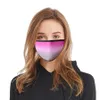 Gradient 3D Digital Printed bawełniana maska ​​umyta gaza 9vwa720