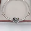 Partihandel Charms för smycken Making Kit Love Scrint Authentic av Pandora 925 Silver Armband Kvinnor Barn Bangle Chain Bead Pendant Halsband Födelsedaggåvor 792037cz