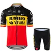 Racing set men039s cykelteam kort ärm cykeltröja set belgisk klädvägscykel tröjor kostym shorts mtb maillot4836964