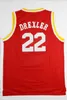 Stitched Man Clyde Drexler 22 Hakeem Olajuwon 34 Basketball Jerseys Retro Red Black Tracy McGrady 1 Cactus 01 Jack Shirts Yao 11 Ming James 13 Harden Steve 3 Francis