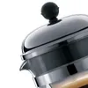 French Prasy do kawy Pot Glass Rostoodporne Filtr herbaty Kubek ze stali nierdzewnej Mocha Cafetera Expreso PerColator 210423