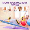 1 Set Training Fitness Elastic Bands Gym Strength Resistance Band Pilates Yoga Exercise Sport Latex Crossfit Workout Equipment H1026