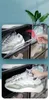 20 pezzi design magnetico scatola per scarpe in plastica trasparente di GRANDE FORMATO AJ Sneakers portascarpe antipolvere ribaltabile impilabile organizer per scarpe