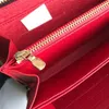 2021 Fashion flowers designer zipper wallets luxurys Men Women leather bags High Quality Classic Letters coin Purse Original Box P2251