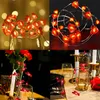 NewValentine's Day Decoration Lights Led Red Love Heart Light String 3m 30st Lights för sovrum dekorationer zzf13150