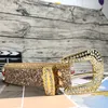 40 سم أزياء BB Simon Rhinestone Belt مع Bling Rhinestons