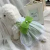 夏のペットの服猫犬のドレスの結婚式の衣装プリンセススカート子犬アパレルチワワヨークシャーのポメラニアンプードル服xs