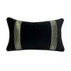 Урожай мода черный бархатный кружевной талии подушка для дома Home Deco диван автомобиль стул поясничный живой подушку продать по частям 30x50см 210401