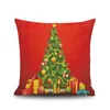 Christmas Pillow Case Santa Claus's Trees Reindeer Cushion Cases A Nap Pillow's Cover Home Sofa Bar Decorator Pillowcases