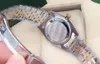Kobiety zegarki modne damskie zegarek mechaniczny 31 mm 6 cyfr Diamentowy automatyczny ruch wysokiej jakości pasek ze stali nierdzewnej Data WAT249Q