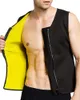 Heren lichaam vormt de heren afslank riem buik mannen vest shaper neopreen buik vet brandend shaperwear taille zweet korset afvallen